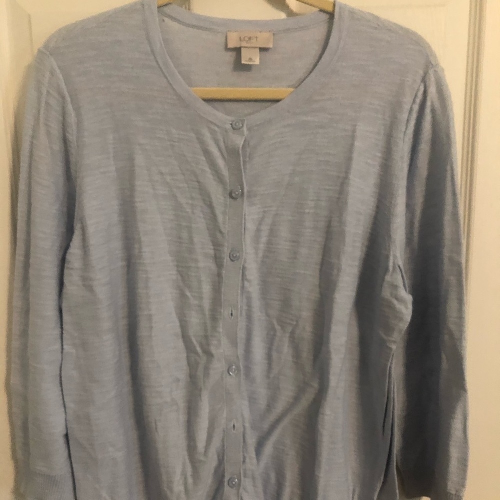 NEW PRICE!  Baby Blue Cardigan